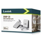 Lenink 28 Piece 256P-ZC Adjustable Pilaster Shelf Shelving Brackets Clip... New. Price: $17.42.