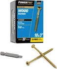 Premium Exterior Wood Screws, #10 3 Inch All-purpose Deck For New. Price: $29.38.