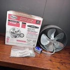 Nos Master Flow Attic Fan 1250 Cfm Gable Mount Ventilator 1600 Sq Ft PG1 Open. Price: $99.99.