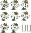 Ivory & Green Pumpkin Knobs Pack Ceramic Cabinet 35MM, 12, New. Price: $21.82.