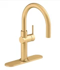 Kohler Crue K-22975-2MB 14 Prep Bar Kitchen Sink Faucet Brushed Moderne Brass Open. Price: $328.00.