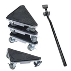 4 Pcs Furniture Moving Dolly 3 Wheels Heavy Duty Movers Lifter Set 1200 Lbs New. Price: $45.62.
