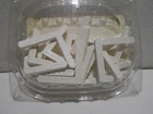 Lot Of 40 Prime Line Nylon Corner Keys 14964 Length: 1/4" Width: 3/16, Thick: Open. Price: $13.99.