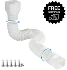 Expandable Drain Downspout Extension Pipe Gutter Flexible 21-68" Open. Price: $22.99.