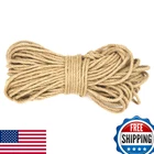 Imrope 1/4" 100FT Jute Heavy Duty Natural Twine Clothesline Garden Craft New. Price: $27.04.
