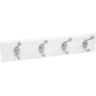 High And Mighty 18 In. 30 Lb Capacity White Hook Rail 515703 Hillman Metal New. Price: $39.60.
