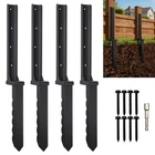 Axwhys Fence Post Repair Kit 4 PCS30 Heavy Duty Stake Spike Black New. Price: $100.96.