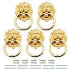 Mgoodoo 5PCS Drawer Lion Head Pull Handle Knob Dresser Cabinet Large, Gold New. Price: $23.04.