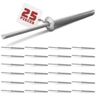 25PCS Large Head Pop Rivets Aluminum 3/16" X 1-1/2" One Size, Silver New. Price: $13.35.
