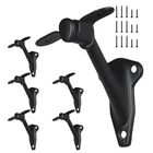 6 Pcs 3" Handrail Bracket Matte Black Banister Support Indoor Stairway New. Price: $29.34.