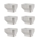 Vyh 3X4 To 2X3 Gutter Downspout, Adapter (white 6 Pack) New. Price: $47.69.