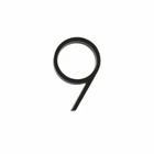 Hillman Group 844719 5IN. #9 Distinctions Floating Mount House Number, Black New. Price: $13.95.