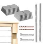 Cke 200 Pack T316 Stainless Steel Left&right Handed Thread Swage Lag Screws F... New. Price: $111.04.