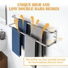 Alise Double Towel Bar 28 Inch Racks For Bathroom SUS304 Stainless Steel New. Price: $81.23.