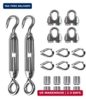 Tootaci 1/8 Turnbuckle Wire Tensioner Kit,stainless Steel Heavy D New. Price: $25.01.