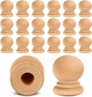 Pinkunn 50 Pcs Wood Finials 3/4 Inch Tall With 1/4 Hole Unfinished New. Price: $19.76.