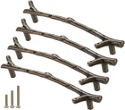 Esreake 4PCS Large Vintage Tree Twig Branch Cabinet Knobs Pack, Bronze New. Price: $25.99.