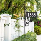 Products 11245 Nite Bright Ironwork Reflective Address Post Sign Black/white New. Price: $94.76.