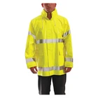 Tingley Flame Resistant Rain Jacket, Pvc, Class R, Green/yellow, 3XL J53122 New. Price: $70.63.