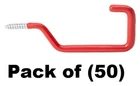 N271-018 6" X 2.5" Vinyl Coated Steel Rafter Storage Screw Hanging Hooks -50 New. Price: $89.99.