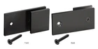 Crl SGC182MBL Matte Black 'y' Inline Square Corner Glass Clamp New. Price: $39.99.