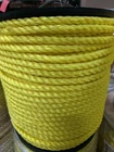 1/2" 3-STRAND Twisted Polypropylene Rope Yellow (600 Feet) New. Price: $163.00.
