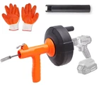 25FT Automatic Drain Cleaner Auger - Handheld Pipe Unblocker Tool For Home Use New. Price: $65.44.