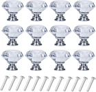 Yourgift 12 Pack Drawer Knobs Diamond Shaped Crystal Glass 30MM Cabinet Pu New. Price: $14.29.