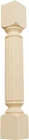 Hardwood Columns Unfinished 5X5X35 Reeded Panel For Cabinets Islands New. Price: $163.54.