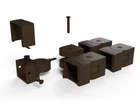 Fortress Inspire Railing Angle Brackets Set Of 4 Brown Open. Price: $80.00.