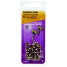 Hillman Group 51751 Round Head Nickel Small Upholstery Nails - Pack Of 24 New. Price: $45.99.