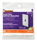 Frost King OSS6H White Plastic 1-GANG Toggle Wall Plate Sealers 4 X 2.5 In. New. Price: $7.11.