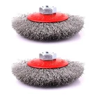 Lstopgo Pack 4 Inch Coarse Crimped Wire Wheel For 1/2 Angle Grinder, 5/8 New. Price: $25.16.