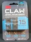 (2) 3M 3PH15M-5ES Claw Drywall Picture Hanger, Holds Lbs, 10 Hooks & Spots New. Price: $17.99.