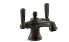 Kohler Bancroft Monoblock Bathroom Sink Faucet -K-10579-4-2BZ -oil Rubbed Bronze Open. Price: $284.95.