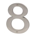 Sure-loc HN5-8 Tall Zinc House Number Nickel New. Price: $18.27.