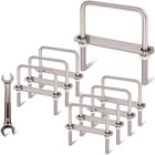 Zyuarom Pcs M10 Square Bolts Inch Wide, 3/8" X 4"W 5"L New. Price: $81.91.
