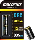 CR2 3V Lithium Battery 2-PACK 935MAH High Capacity, 12-YEAR Shelf Life New. Price: $6.04.