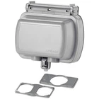 Leviton 5981-UGY Gray Decora/gfci Heavy Duty Raintight Horizontal Cover New. Price: $12.11.