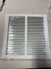 12X12 White Steel Grille For Wall/ceiling Aclaminaire Durable Quiet Vent Used. Price: $19.74.