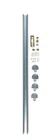 National Hardware Bypass Sliding Door Kit, 48IN Track N343-061 Open. Price: $33.44.