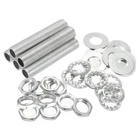 Meccanixity 2" Lamp Pipe Kit With Lock Nuts Washers 1/8IP Thread Fasteners Assor New. Price: $9.33.