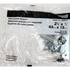 National Hardware Steel Flat Corner Support Braces 1/2" X 4-PK N226-712 New. Price: $9.00.