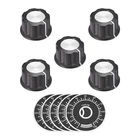 Uxcell Plastic Potentiometer Rotary Knob 6MM Insert Shaft With #B-1PCS, Black New. Price: $14.76.