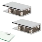 Kafenda Glass Shelf Brackets Zinc Alloy 3/8 Inch 2PCS, Polished Chrome New. Price: $17.57.