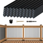 Muzata 50P 36"X3/4" Aluminum Deck Balusters Square Black Porch Staircase WT13 New. Price: $119.99.