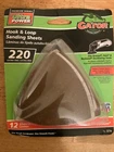 Gator 3774 Sanding Sheets 220-GRIT Ef 12 Pack Hook & Loop Oscillator New. Price: $9.95.
