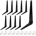 Uenhoy 10 Pack Shelf 8 Inch Heavy Duty Metal Floating Brackets... New. Price: $19.06.