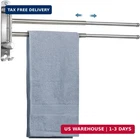 Bathroom Towel Jsver SUS304 Stainless Steel Rack, Adjustable 2 Arms New. Price: $31.98.