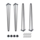 Manyihome 30INCH Hairpin Table Black Set 4 Desk LEGS900LBS Load Coffee New. Price: $61.18.